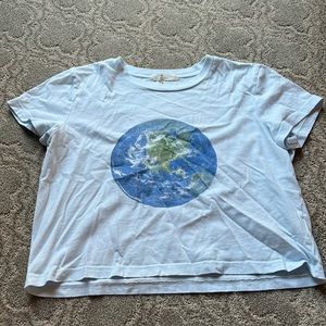 urban outfitters cropped graphic t